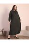 Women's Plus Size Winter Mother Dress Khaki - 7