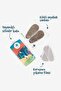 Polar Fleece Turquoise Polar Barefoot Booties (Gift Set) - 7