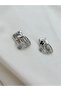 Silver Special Series Mrka Model Design Dangle Trend Earrings - 2
