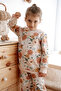0.5 Tog - 100% Organic Cotton Pajama Set - Floral Pattern - 5