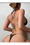 Zebra String Patterned Bikini Set - 3