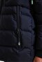 Dark Blue Boy's Water and Windproof Thick Fur-Lined Coat & Overcoat - 4