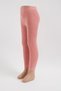 Children's Tights with Towel Inside, Pink - 2