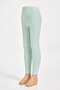 Children's Cotton-Lined Towel Leggings, Green - 2