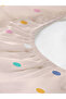 طقم ملاءات مرنة منقوشة باللون الوردي - 2