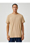 Basic T-Shirt Slim Fit Crew Neck Short Sleeve Cotton - 3