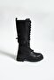 Yulpy Black Skin Women's Boots - 3