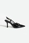 Jesse Black Patent Leather Women's Heeled Shoes