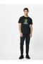Sports T-Shirt Slogan Printed Raglan Sleeve Crew Neck - 2