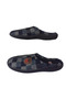 Unisex Grey-Black Square Pattern Orthopedic Sole Indoor Daily Slippers Gezrr98-1023 - 4