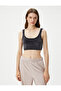 Velvet Pajama Top Crop U Neck Soft Textured - 3