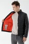 Black Water Repellent Windproof Dynamic Fit Comfortable Cut Inflatable Jacket - 5