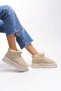 Jilrathla Women's High-Sole Comfortable Boots 0012204 Beige - 5
