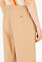 Women's Camel Loose Relax Fit Trousers 50263197-Vr015 - 7