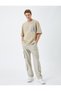 Crew Neck T-Shirt Pocket Detailed Camouflage Printed Short Sleeve