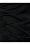 One Shoulder Body Asymmetrical Cutout Drape Detail Long Sleeve - 6