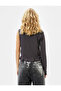 Ruffled Sleeveless Blouse Asymmetrical Cut Round Neck - 4