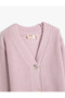 Cardigan Knitwear Basic V-Neck Buttoned Low Shoulder - 3