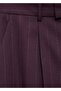 Pinstripe Pleated Trousers - 5