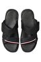 Dean Genuine Leather Tape Black Anatomic Men's Slippers - 5