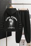 Nature Blossom Printed Children's Comfortable Tracksuit Set