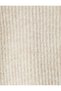 Basic Sweater Knitted Crew Neck Low Shoulder Ribbed - 6