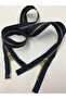 Iron Tooth Zipper 100 Cm Double Way Dark Blue - 2