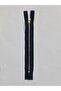 Jeans zipper / iron tooth trouser zipper / navy blue gold teeth 18 cm - 2