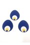 Evil Eye Bead Felt Ornament Set of 3 - 2