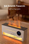 New Clock 260 ml Capacity Stone Aroma Diffuser Air Humidifier with Alarm Display