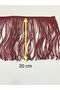 Seat Curtain Fringe / Tassel / 20 cm / 1 Meter / Burgundy Color - 6
