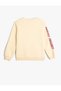 4Wkg10549Ak Koton Girls' Sweat Beige - 2