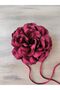 Necklace/choker Necklace/double Layer Fabric Flower Necklace (bk7) - 3