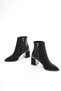 Dnz-409 Black Zippered Heeled Women's Daily Boots - 4