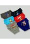 0138 BOY MIXED COLORED SLIP PANTIES 6 PIECES - 2