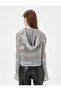 Openwork Knitwear Sweater Hood Detailed Glitter - 4