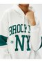 Hooded Sweatshirt College Printed Long Sleeve Ribbed - 5