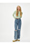 Basic Plush Crop Sweater Long Sleeve Round Neck - 2