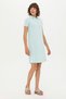 Women's Aqua Green Knitted Dress 50262672-Vr083 - 3
