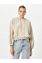 Hooded Sweatshirt with Elastic Waist and Wrists - 3