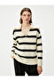 Polo Neck Sweater Knit Acrylic Blended - 3