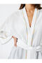 Belted Waist Kimono Loose Fit - 5