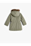 Girl's Clothing Coat 4wkg00012aw Khaki - 2