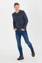 Men's Indigo Crew Neck Knitwear Sweater 50256452 -Vr028 - 4