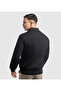 Men's Black Woven Jacket - 4