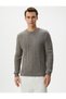 Knitwear Sweater Crew Neck Knitted Textured Long Sleeve - 3