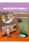 Black Hello Kitty Stand Edge Gold Detailed Luxury Silicone Case for Realme C15 - 3