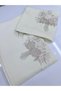 Hazangulu Bouquet Model Mother and Daughter Dowry Embroidery Cream Colored Towel - 4