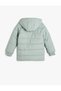 Oversize Puffer Jacket with Zipper Closure and Elasticated Cuffs - 2