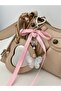 Pink Ribbon Butterfly Bag Charm